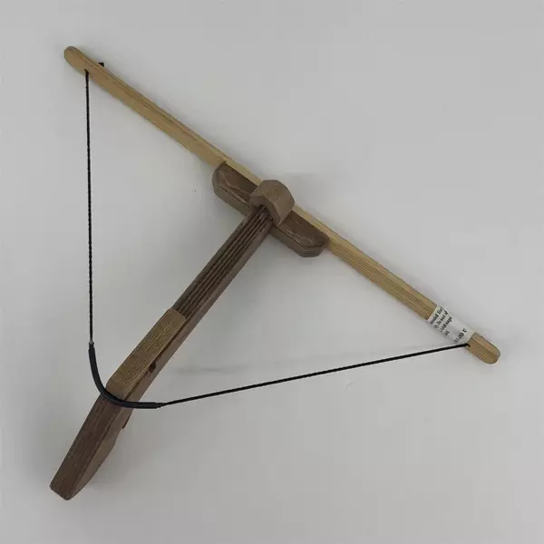 Handmade Wooden Toy Crossbow No Arrows