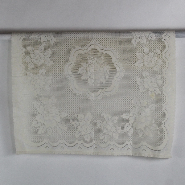 Lot of 3 Handmade Vintage Crocheted Lace Tablecloths Various Sizes/Conditions 