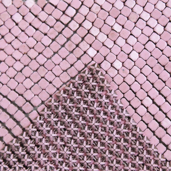 Pink Bib Mesh Choker Necklace 