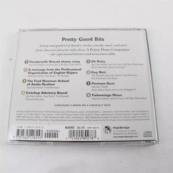 Pretty Good Bits CD Prairie Home Companion Garrison Keillor