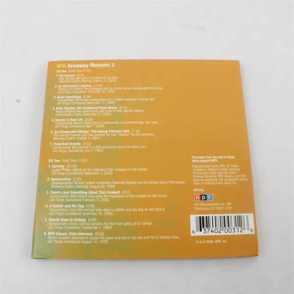 Driveway Moments Vol. 3 (2005) Various Artists CD 2-Disc Set