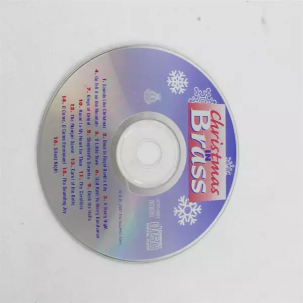 Christmas in Brass The Salvation Army 2007 CD Holiday