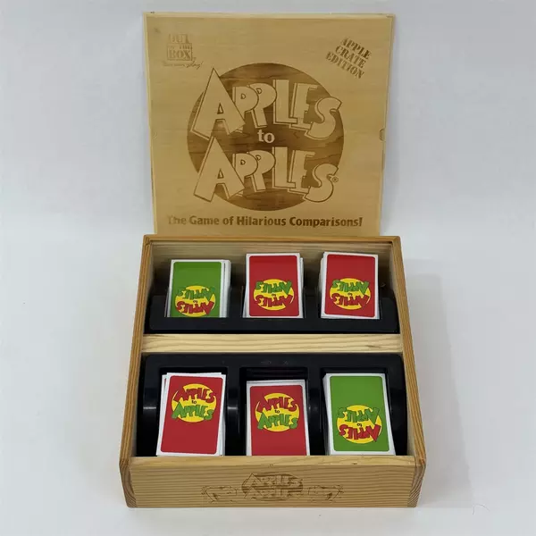 Apples to Apples: Apple Crate Edition - Party Card Game w/ Wooden Box (Complete)