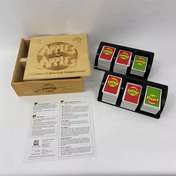 Apples to Apples: Apple Crate Edition - Party Card Game w/ Wooden Box (Complete)