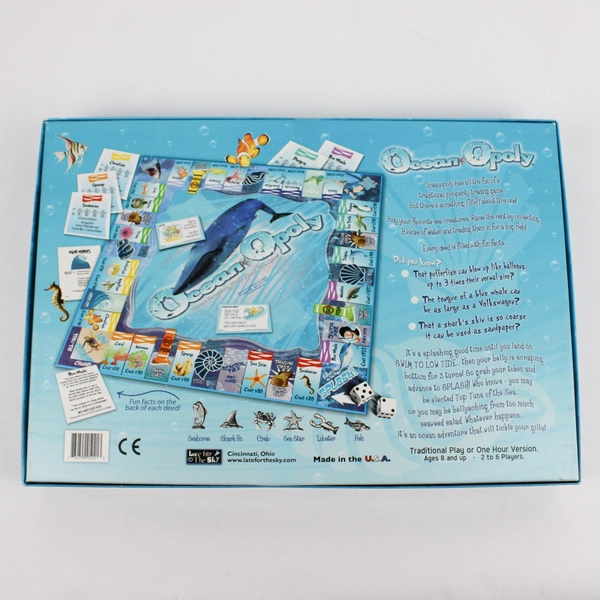 Late For The Sky OceanOpoly Board Game, Complete USA Made 