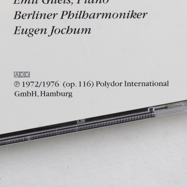 Brahms: Die Klavierkonzerte Piano Concertos Double CD, #447 446-2 1996