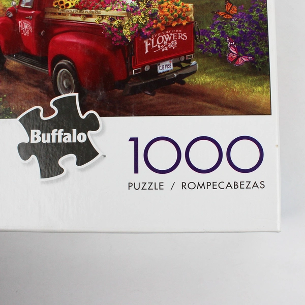 Friendly Farm Flowers Country Life Jigsaw Puzzle 1000 pcs. Complete