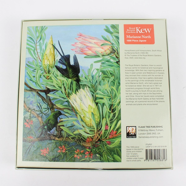 Royal Botanic Kew Gardens 1000 Pc. Jigsaw Puzzle #FTJP37 Complete