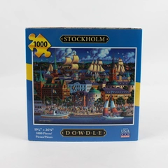 Dowdle Stockholm Sweden 1000 Pc. Jigsaw Puzzle Complete 2020