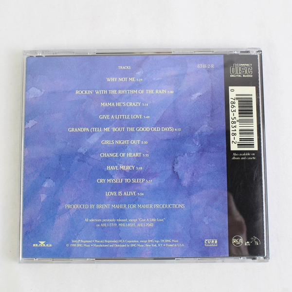 The Judds Greatest Hits CD, # 8318-2-R  1988