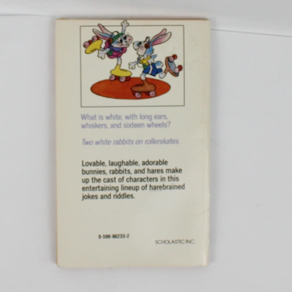101 Funny Bunny Jokes by Stephanie Calmenson 1990 Paperback Scholastic Inc