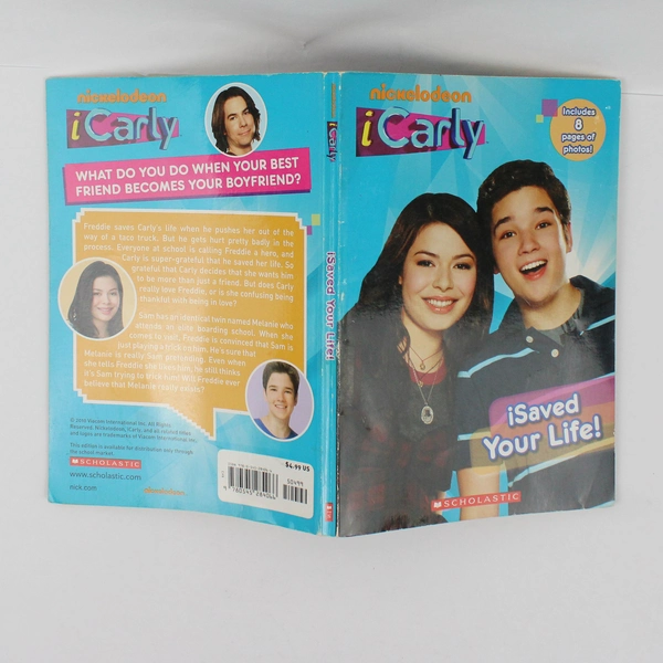 Nickelodeon iCarly Book #7 Titled iSaved Your Life by Aaron Rosenberg 2010 PB