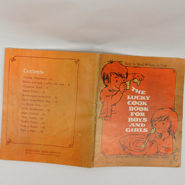 The Lucky Cookbook for Boys and Girls by Eva Moore 1972 Paperback Scholastic