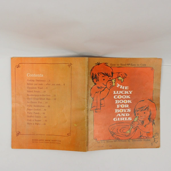 The Lucky Cookbook for Boys and Girls by Eva Moore 1972 Paperback Scholastic
