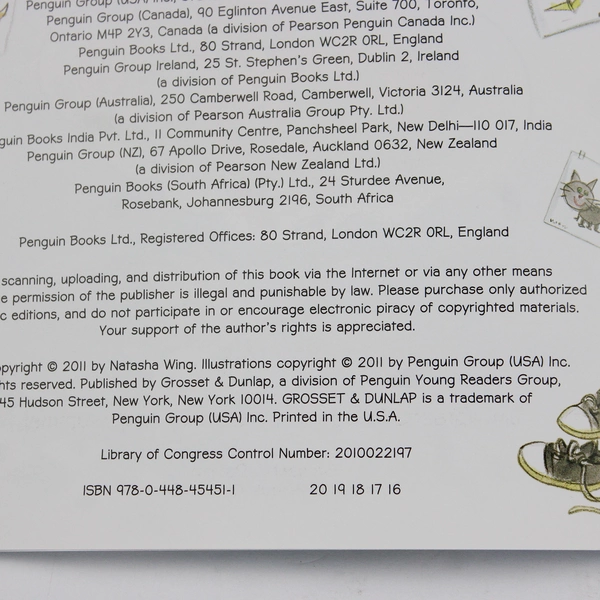 Natasha Wing's The Night Before Preschool 2011 Paperback Grosset & Dunlap Good