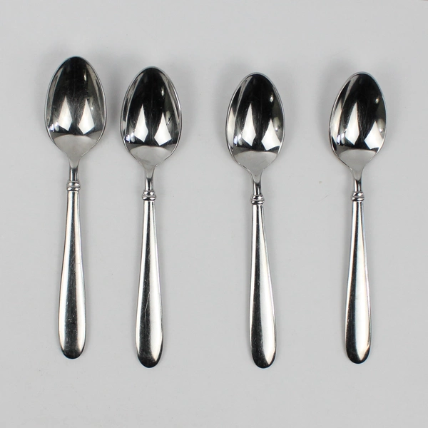 4 Cambridge Silver Teaspoons CBS88 Pattern 18/10 Stainless 7.25" Very Rare