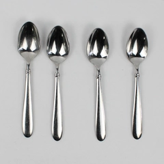 4 Cambridge Silver Teaspoons CBS88 Pattern 18/10 Stainless 7.25" Very Rare