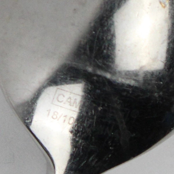 4 Cambridge Silver Teaspoons CBS88 Pattern 18/10 Stainless 7.25" Very Rare