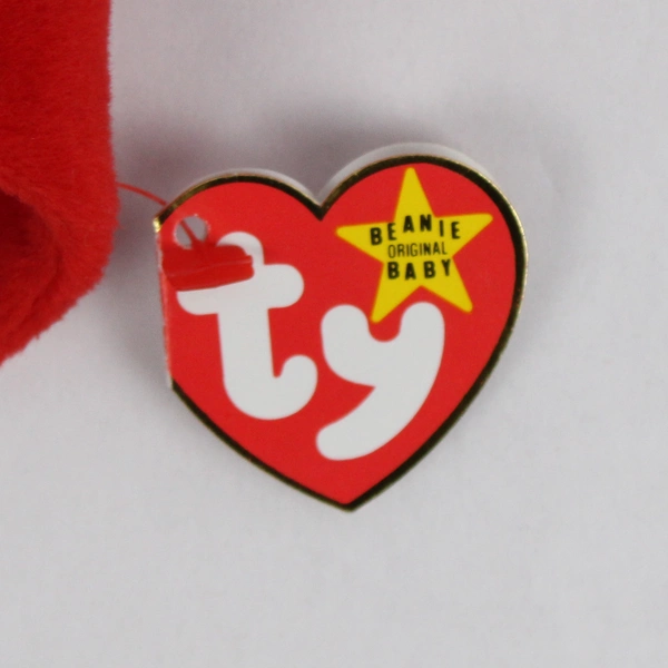 TY Beanie Babies Rover 1996 Red Dog With Tag Plush Toy