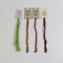 Lot of 4 Sampler Threads Simply Shaker, Belle Soie, The Gentle Art, Asst. Colors