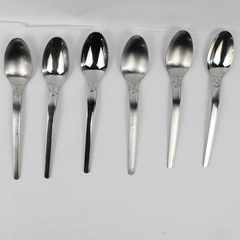 Cambridge Silver CBS20 Pattern 6 Oval Soup Spoons 18/8 Stainless 7.75 Inches