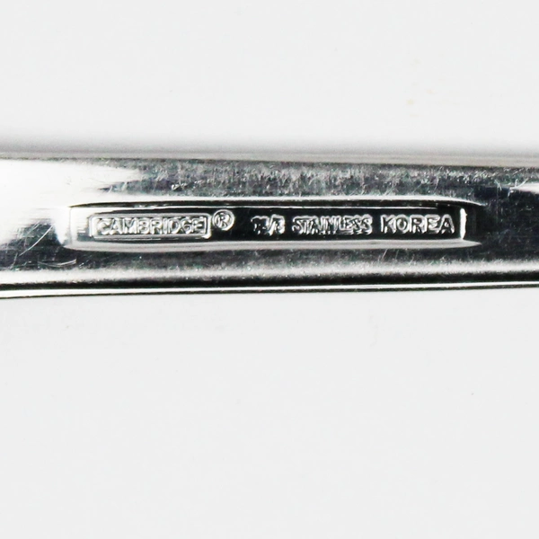 Cambridge Silver CBS20 Pattern 6 Oval Soup Spoons 18/8 Stainless 7.75 Inches