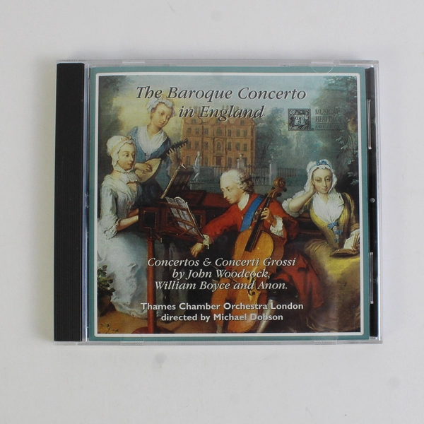 The Baroque Concerto in England CD, Woodcock, Boyce and Anon, 2004