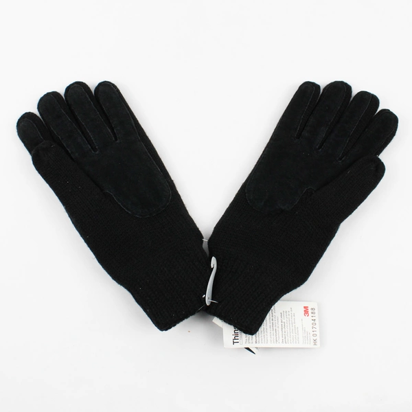 Honors Thinsulate 3M Thermal Insulation Black Gloves One Size Fits Most