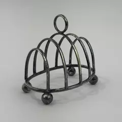Vintage Silver Plate 4 Slot Toast Rack 