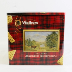 Walkers Pure Butter Assorted Shortbread Empty Tin