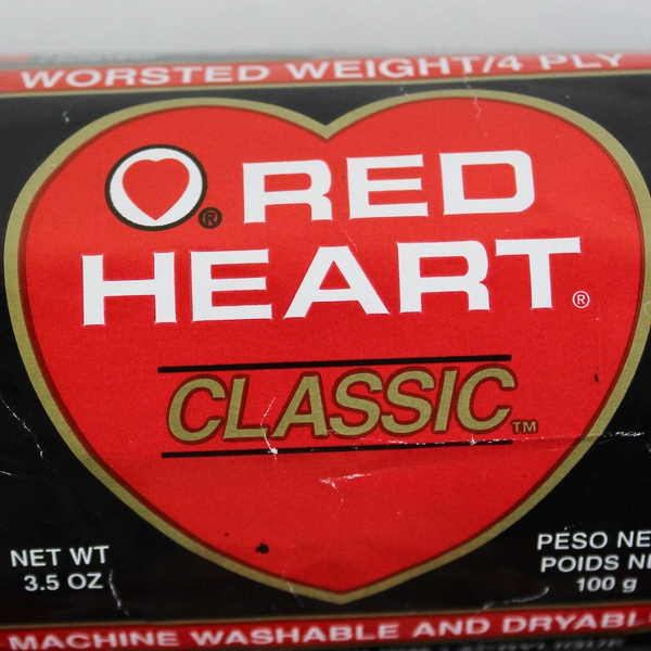 Lot of 4 Red Heart Classic Blue Yarn Skeins Partially Used 14 oz Total