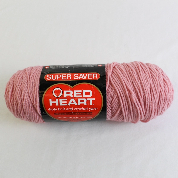 Lot of 3 Red Heart Super Saver Pink & Blue Partial Yarn Skeins 26 oz Total
