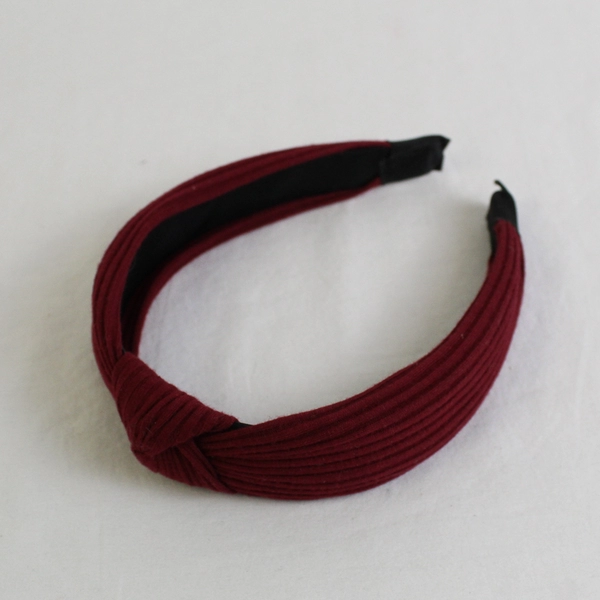 Lot of 4 Women's Headbands Hair Accessories Red Pink Purple