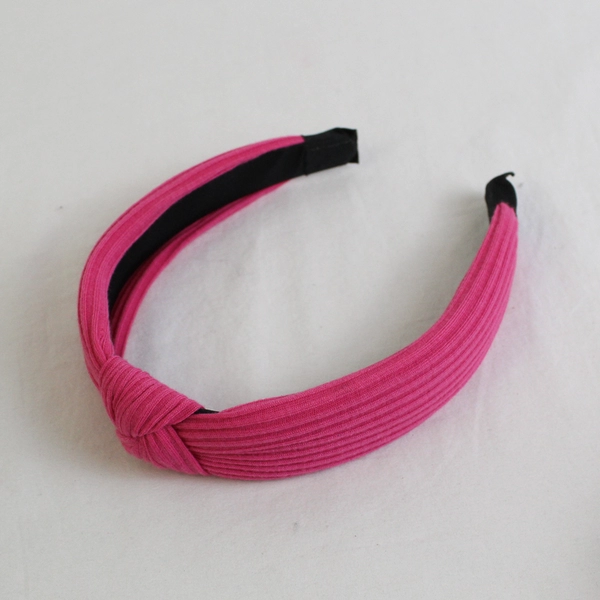 Lot of 4 Women's Headbands Hair Accessories Red Pink Purple