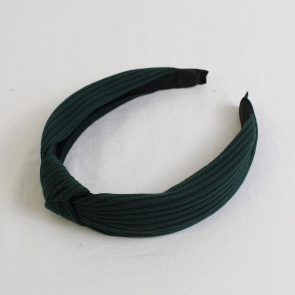 Lot of 4 Women's Headbands Hair Accessories Yellow Green Beige Black