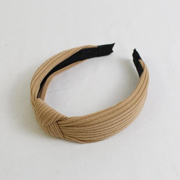 Lot of 4 Women's Headbands Hair Accessories Yellow Green Beige Black