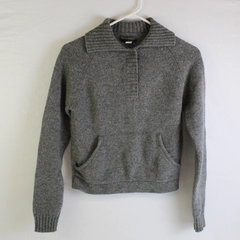Banana Republic Gray Knit Lambswool Sweater Women's Size Small