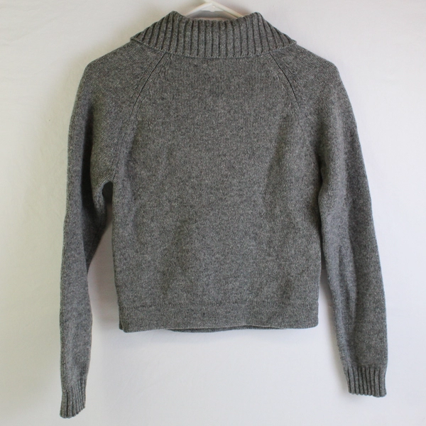 Banana Republic Gray Knit Lambswool Sweater Women's Size Small