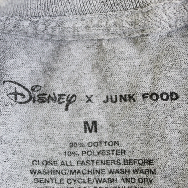 Disney x Junk Food Portland Trail Blazers Gray Long-Sleeve T-Shirt Men's Medium