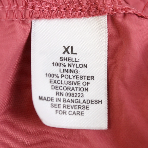 Magellan Outdoors Fish Gear Salmon Pink Short-Sleeve Button-Up Women's XL