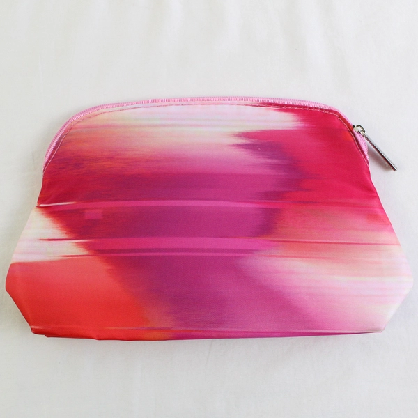 Clinique Skincare Makeup Beauty Cosmetic Case Travel Bag Pink Trendy Zipper