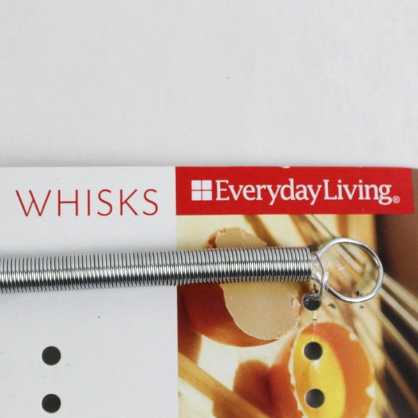 Lot of 2 Everyday Living Metal Kitchen Whisks 10" and 12"