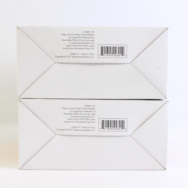 Lot of 2 Philips Solar LED 50 Multicolor (Warm and Cool Tone) Mini String Lights