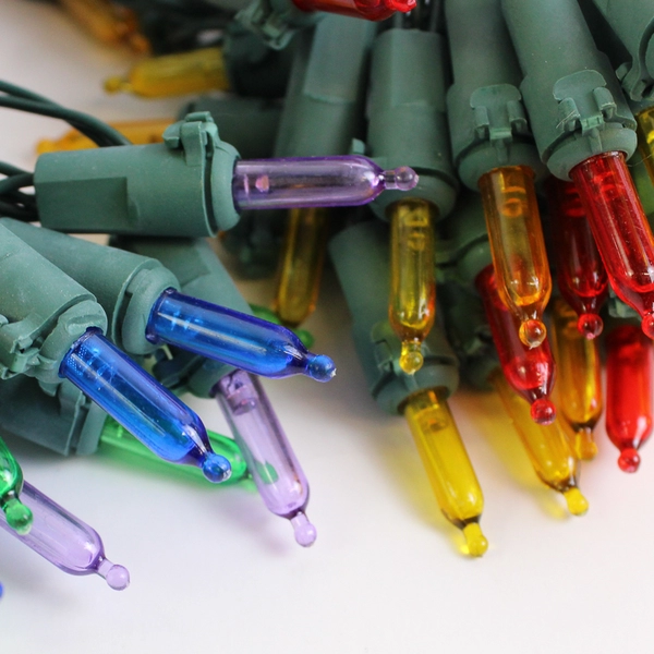 Lot of 2 Philips Solar LED 50 Multicolor (Warm and Cool Tone) Mini String Lights