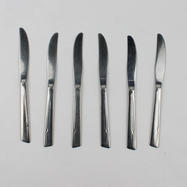 Oneida Silver Oneidacraft Profile Stainless Pattern 6-Piece Set Slanted Handle