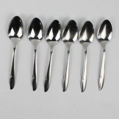 Oneida Silver Oneidacraft Profile Stainless Pattern 6-Piece Oval Soup Spoons