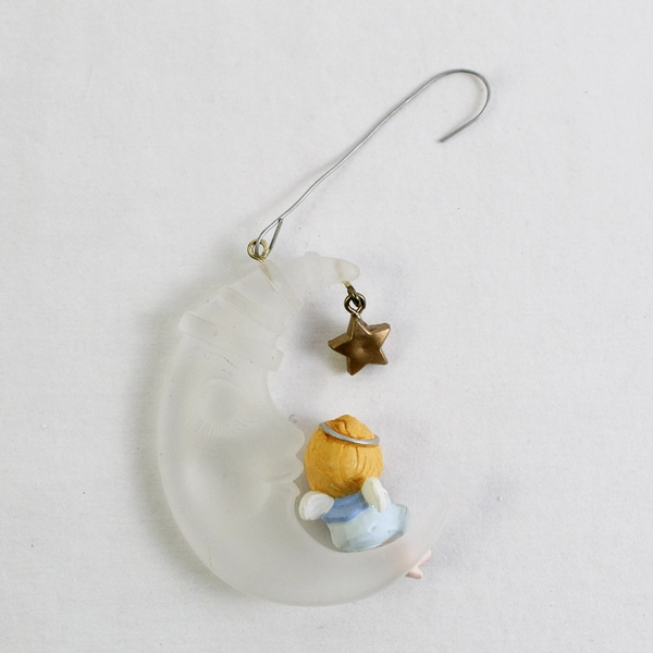 Hallmark 1980 Christmas Ornament “A Heavenly Nap” Crescent Moon Angel