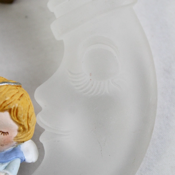 Hallmark 1980 Christmas Ornament “A Heavenly Nap” Crescent Moon Angel