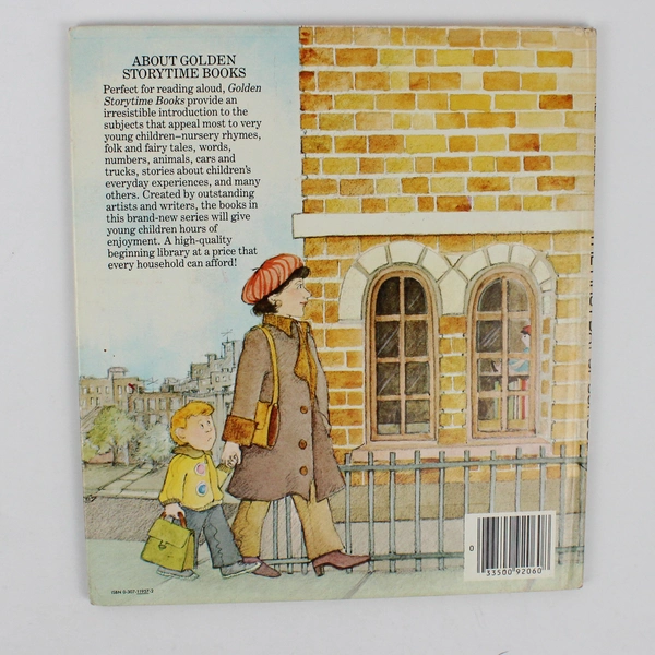 The First Day of School by Patricia Relf 1981 Hardcover A Golden Storytime Book