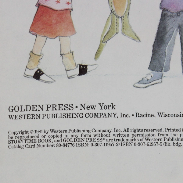 The First Day of School by Patricia Relf 1981 Hardcover A Golden Storytime Book